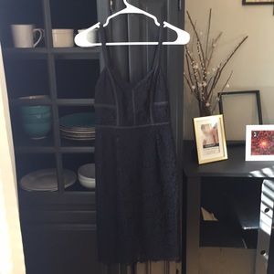 Express black lace dress